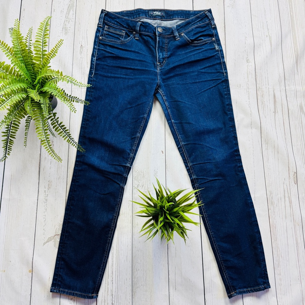 Silver Aiko Skinny Factory Faded Jeans Size 32